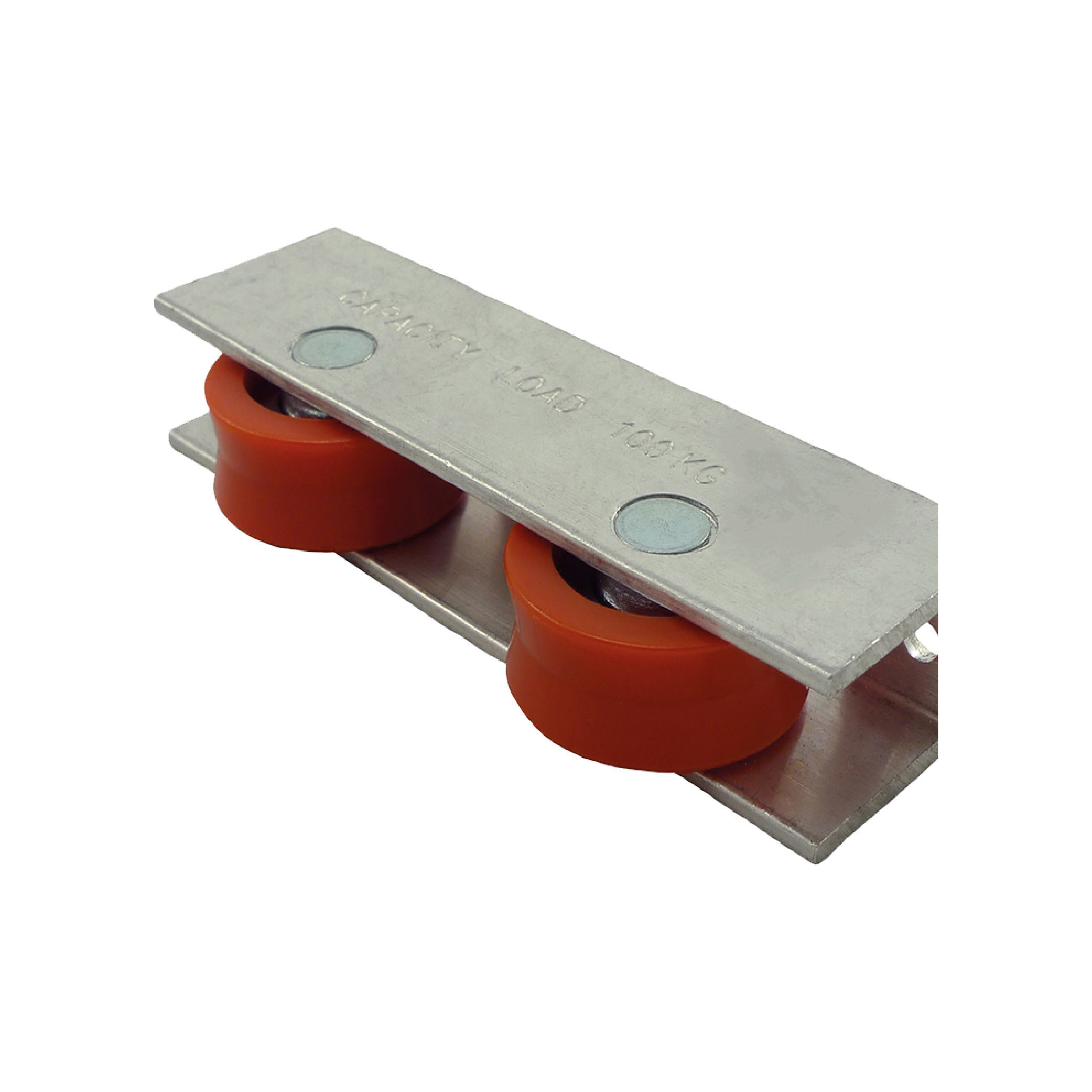 Sliding Wheel Orange Box Type Double, Nylon Sliding Wheels Premium Hardware for Door Cabinet Window Furniture and Interior Use